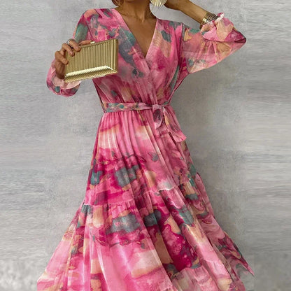 Grace™ - Robe Fleurie Élégante Fait Main
