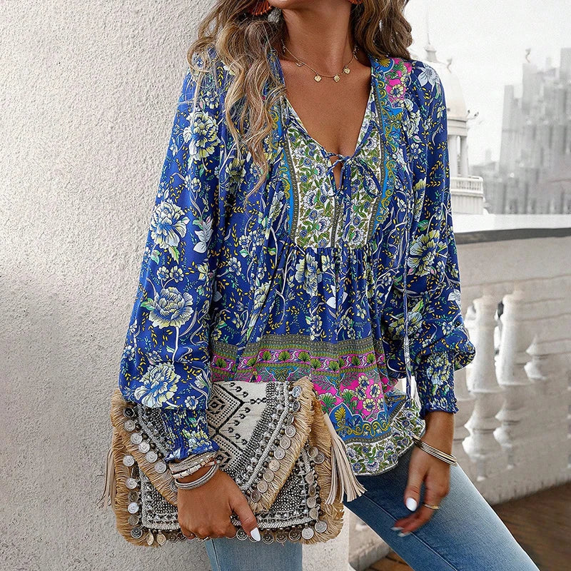 ANIKA I BLOUSE FLEURIE
