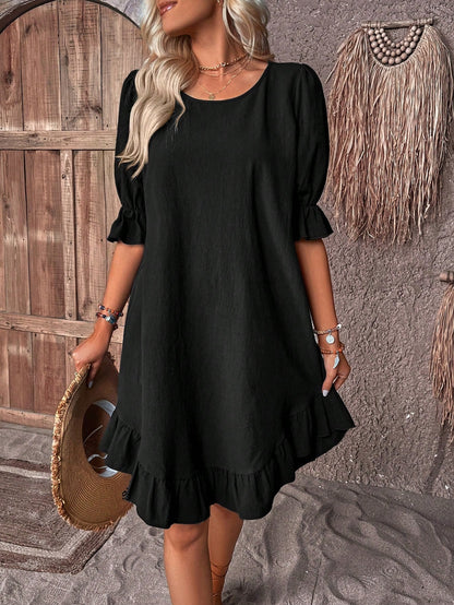 Olivia™ - Robe d'Été Couverte au Niveau de l'Abdomen