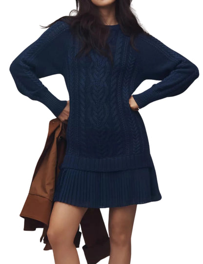 Robe en Pull Tressé
