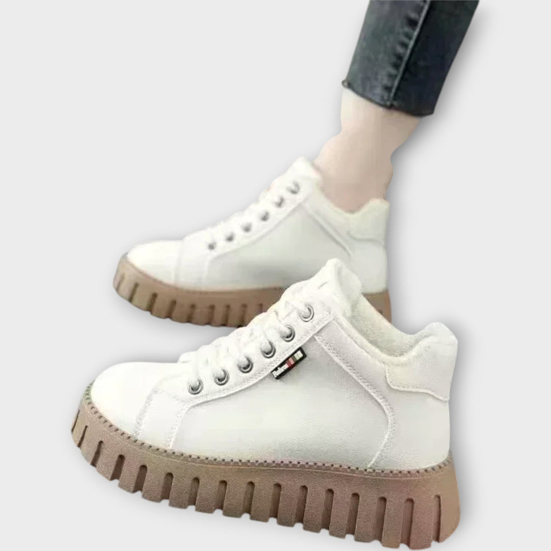 Baskets Plateforme en Cuir Urban Edge