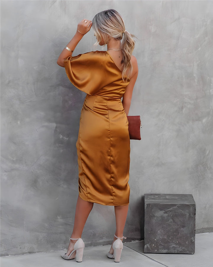 Amélie | Robe de Soirée asymétrique pour femme | Midi