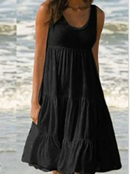 Layla™ - Robe Mini Sans Manches Boho