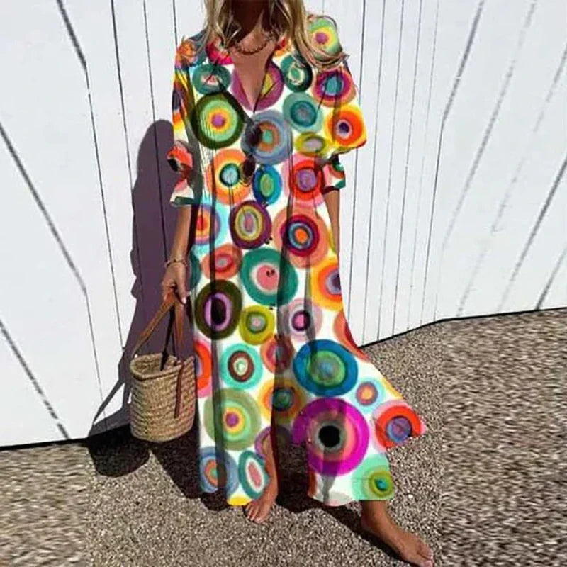 Jessy | Robe Maxi Boho de Luxe (Presque épuisée)
