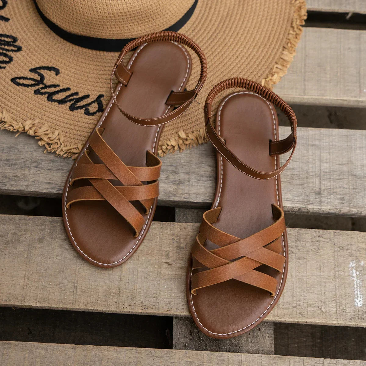 Miuccia - Sandali in Pelle Eleganti