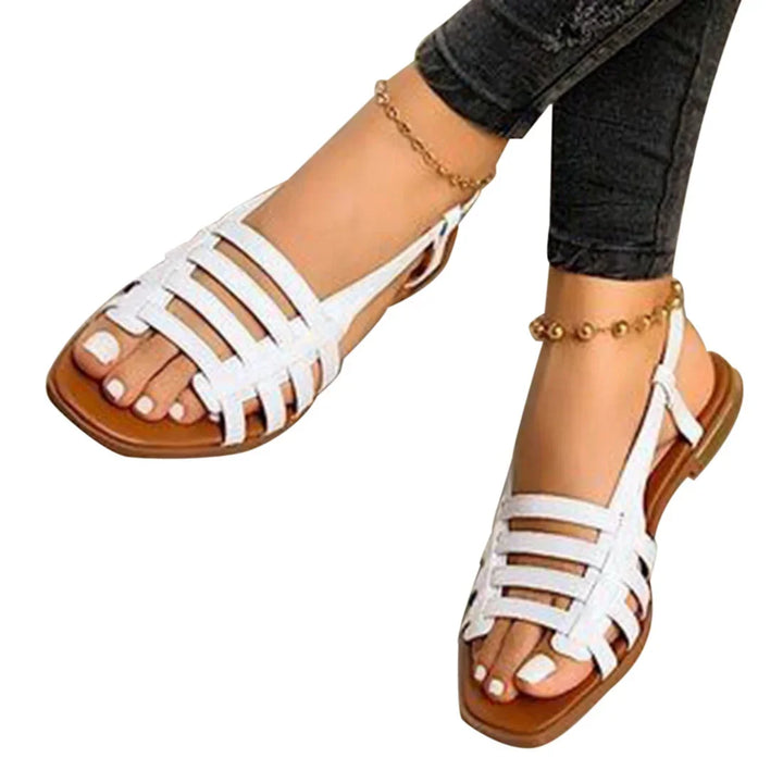 Edetta - Sandales en Cuir Lisse