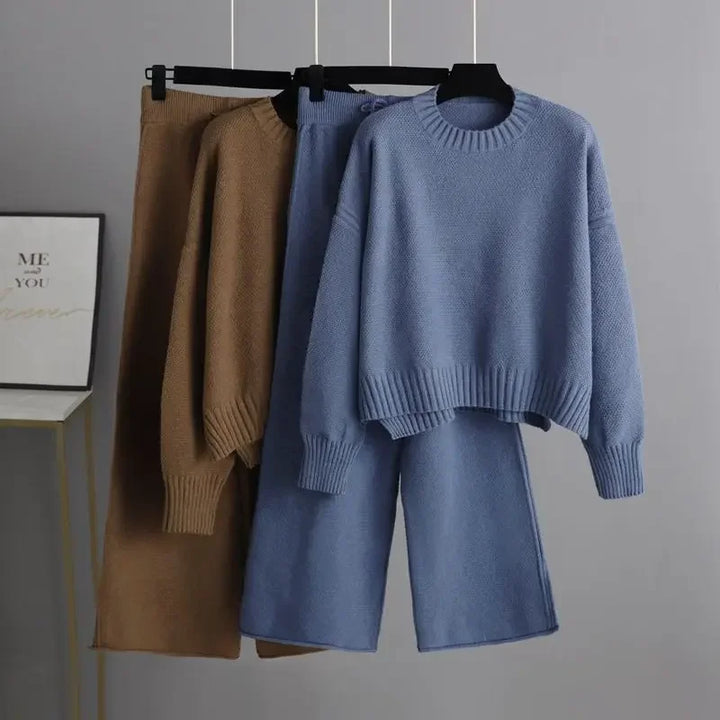 CAMILLE – ENSEMBLE DE DEUX PIÈCES EN TRICOT CONFORTABLE
