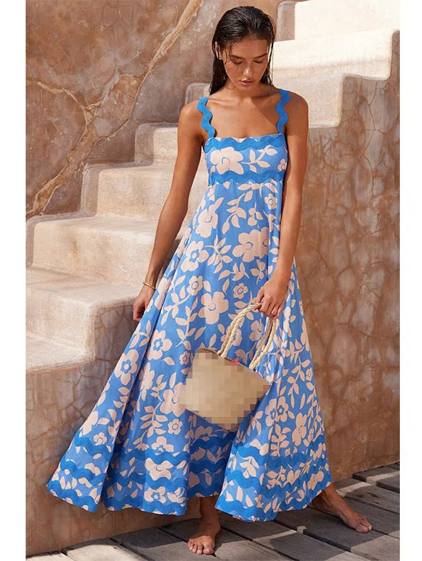 Solana | Robe Maxi Fleurie Élégante