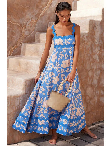 Solana | Robe Maxi Fleurie Élégante