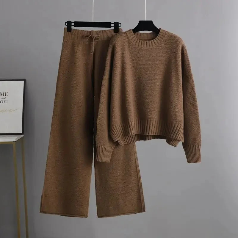 CAMILLE – ENSEMBLE DE DEUX PIÈCES EN TRICOT CONFORTABLE