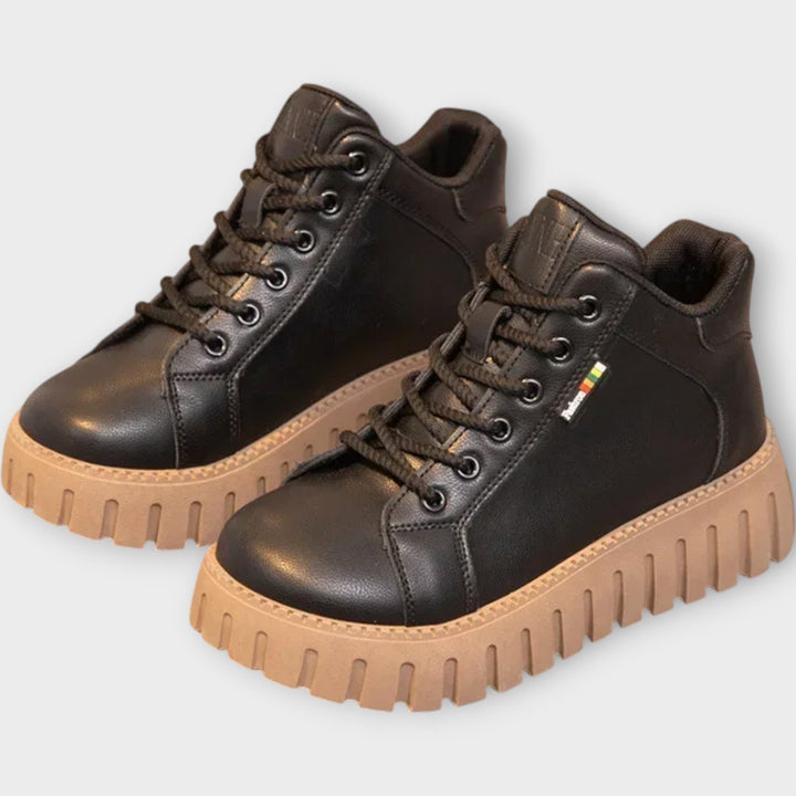 Baskets Plateforme en Cuir Urban Edge
