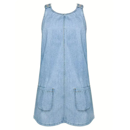 Robe en Denim-Look Relaxed Emma