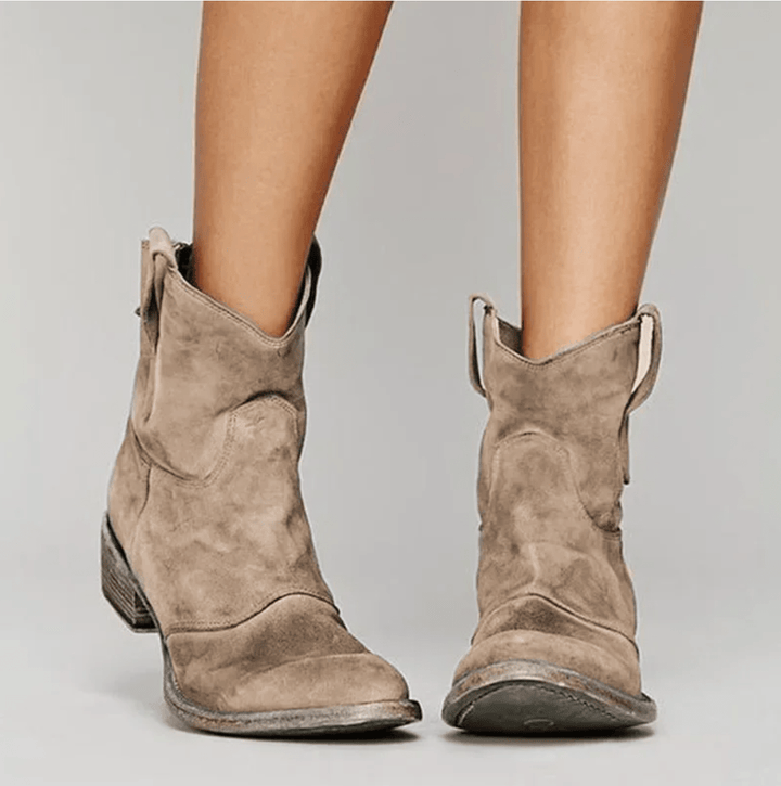 Charlotte - Bottes orthopédiques en daim