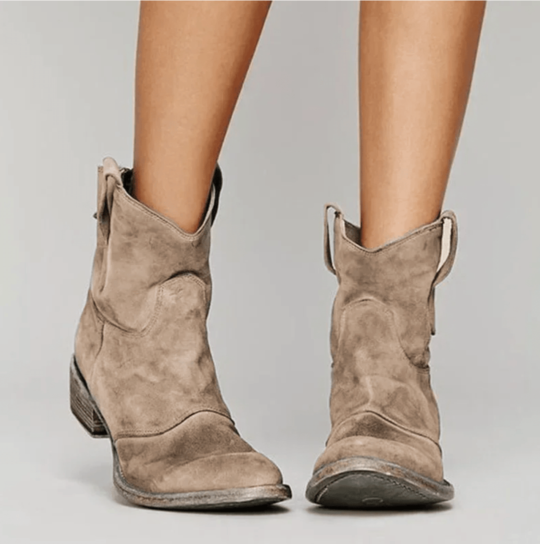 Charlotte - Bottes orthopédiques en cuir suédé