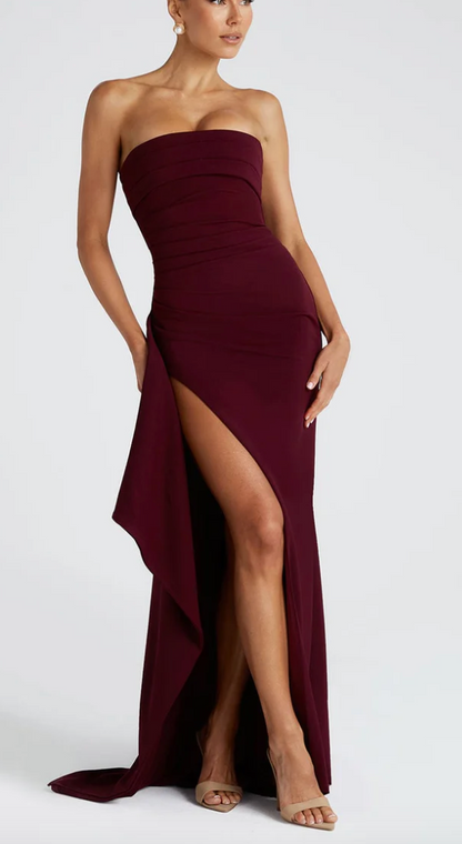 Alina | Élégant Robe Maxi Sans Manches