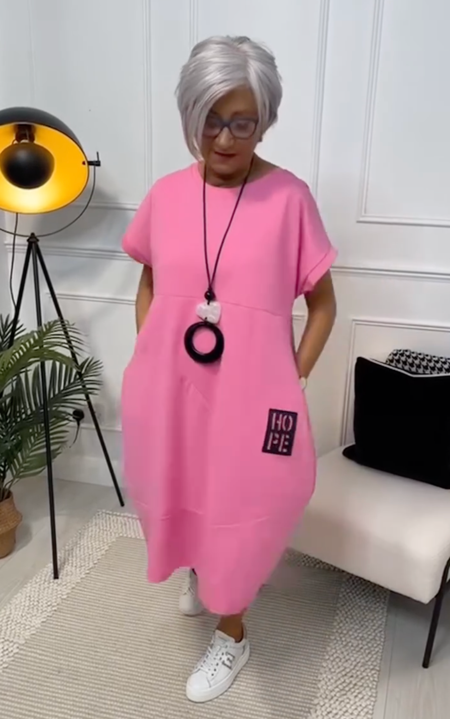 Zuzanna | Robe d'Été Légère avec Col Ronde