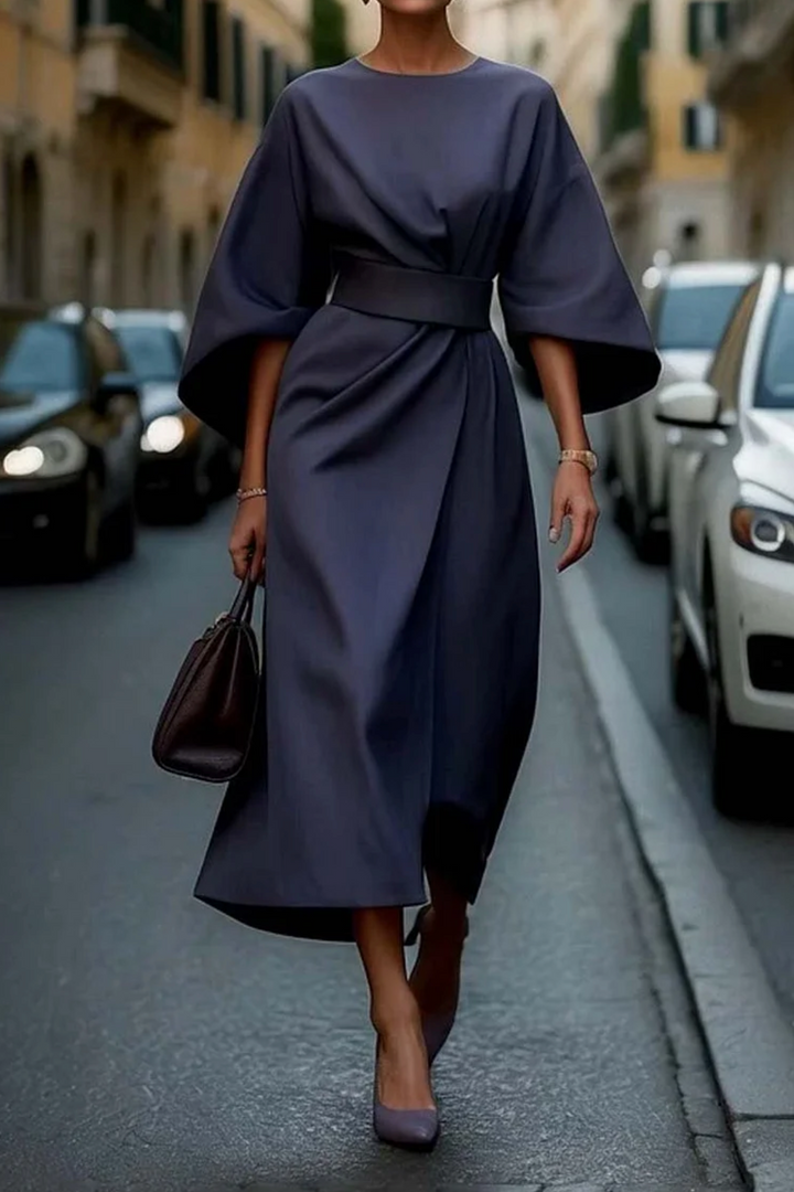 Clare - Robe maxi élégante avec ceinture