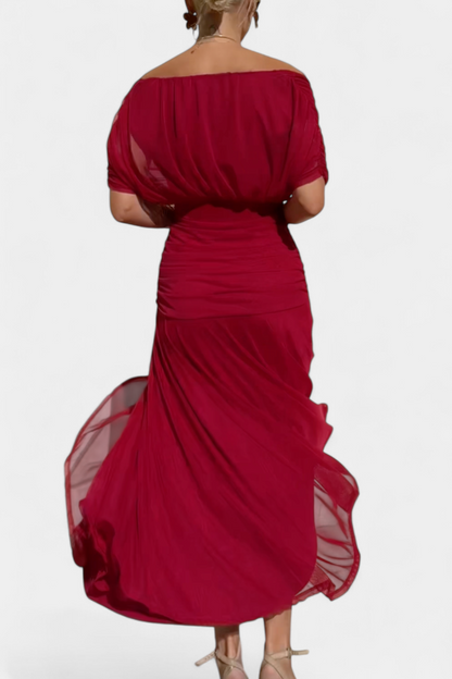 Abigail | Robe longue florale à décolleté en V