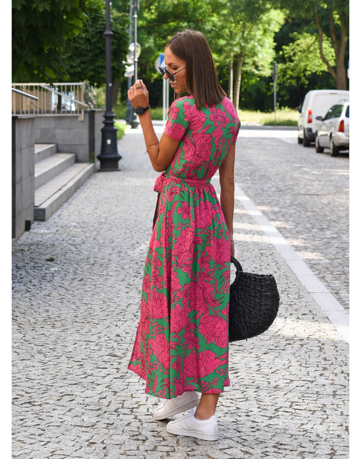 Yasmine | Robe Élégante à Décolleté en V