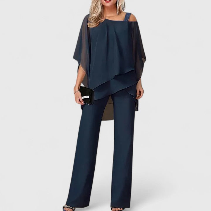 ZEPHYRAEN – ENSEMBLE PANTALON ÉLÉGANT EN DEUX PIÈCES