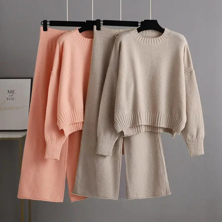 CAMILLE – ENSEMBLE DE DEUX PIÈCES EN TRICOT CONFORTABLE