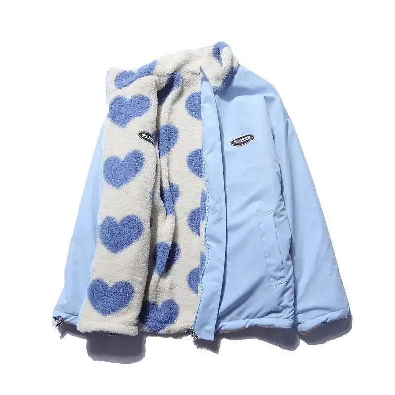 AlpenNord™ | Veste réversible avec des cœurs