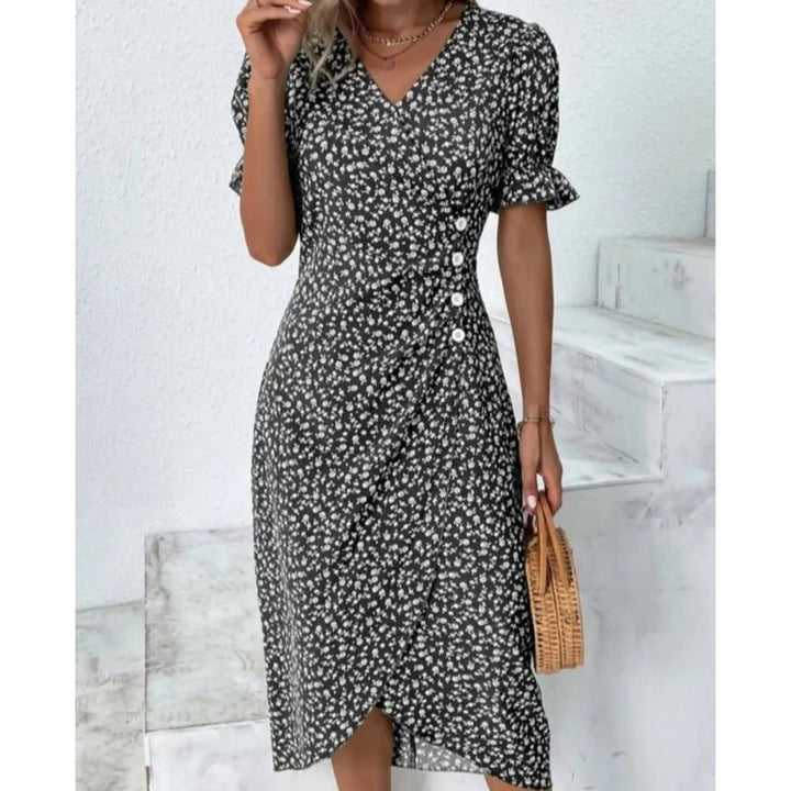 Camila / Robe Portefeuille Blossom