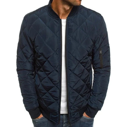Ambrogio™ | Veste décontractée de printemps premium avec design en diamant
