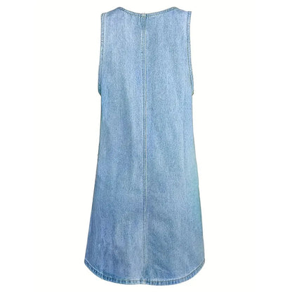 Robe en Denim-Look Relaxed Emma