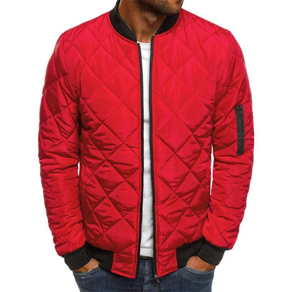 Ambrogio™ | Veste décontractée de printemps premium avec design en diamant