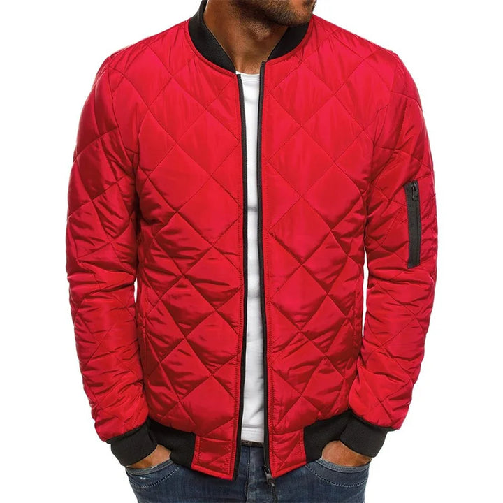 Ambrogio™ | Veste décontractée de printemps premium avec design en diamant