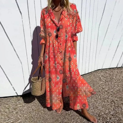 Jessy | Robe Maxi Boho de Luxe (Presque épuisée)