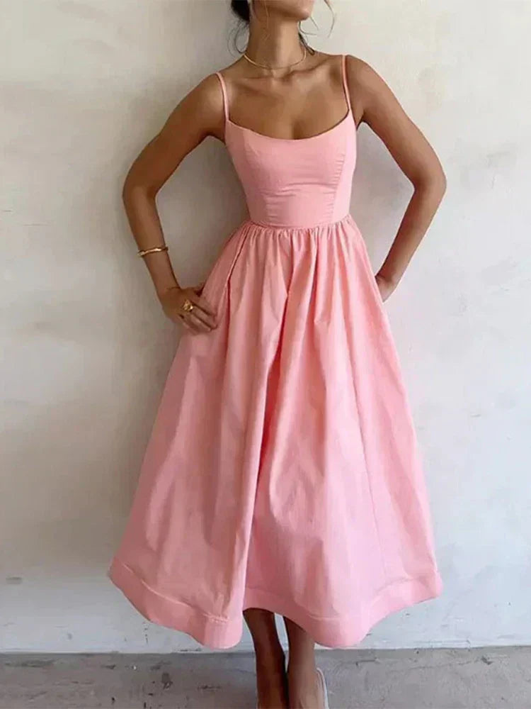 JOAN | ROBE À BRETELLES SPAGHETTI
