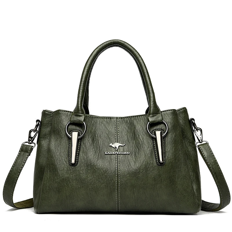 Avela Sac à Bandoulière en Cuir Souple