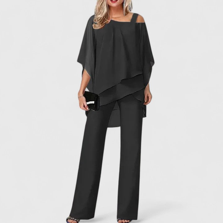 AYRELIANA – ENSEMBLE PANTALON ÉLÉGANT EN DEUX PIÈCES