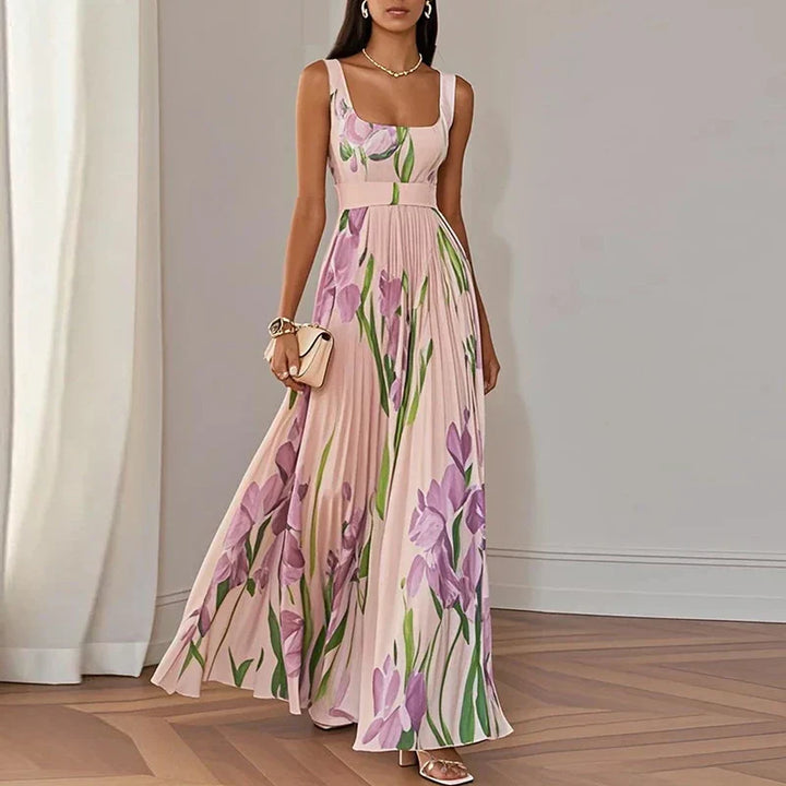 Claudia™ | Robe Maxi A-Line Florale