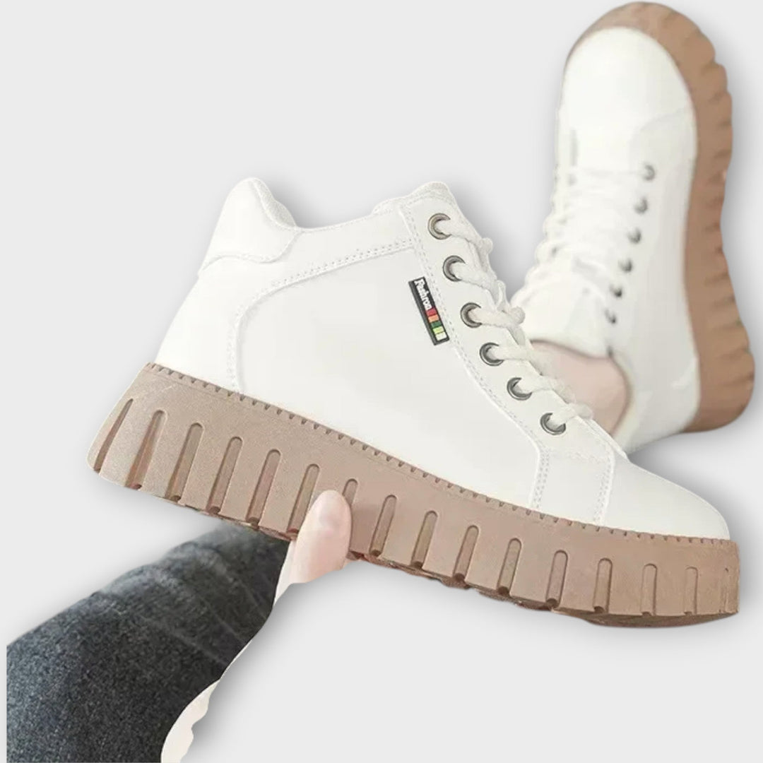 Baskets Plateforme en Cuir Urban Edge