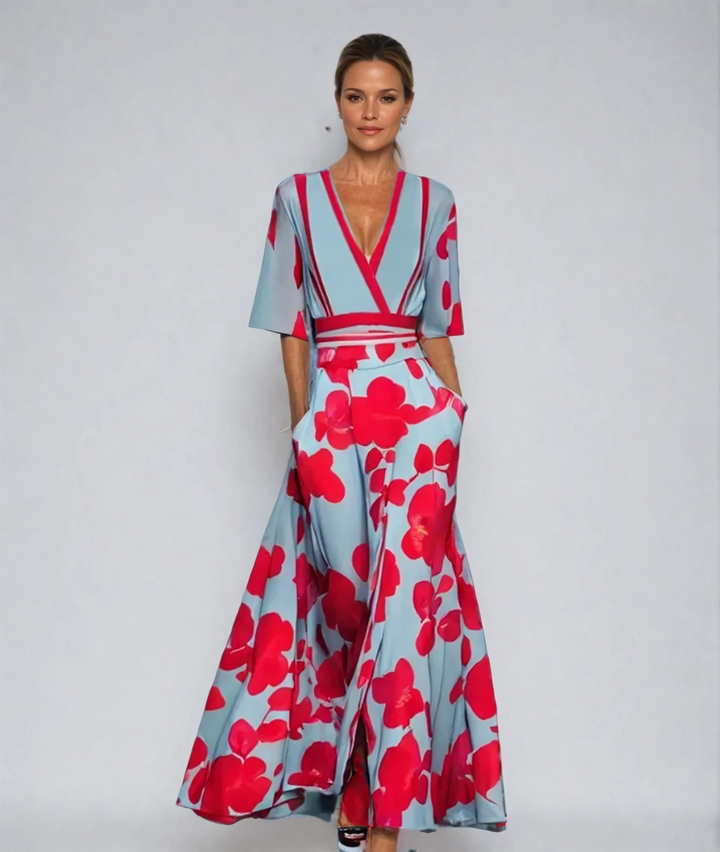 Chloe | Robe Fleurie Élégante