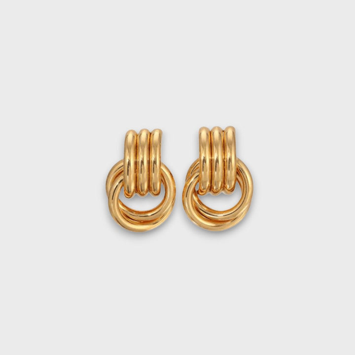 Nela – Boucles d'oreilles en filigrane doré
