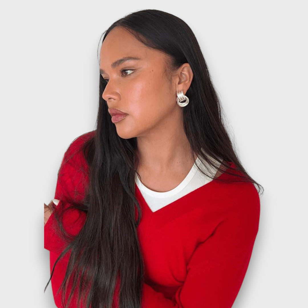 Nela – Boucles d'oreilles en filigrane doré
