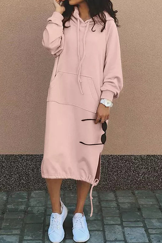 Robe-pull à capuche pour femme | Midi