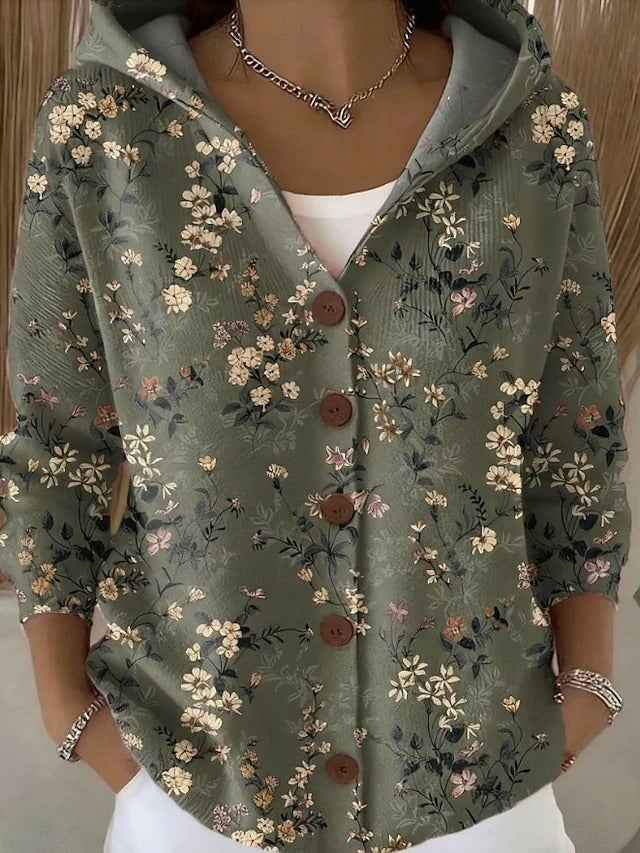 Cassidy | Cardigan Long Artistique et Chaud