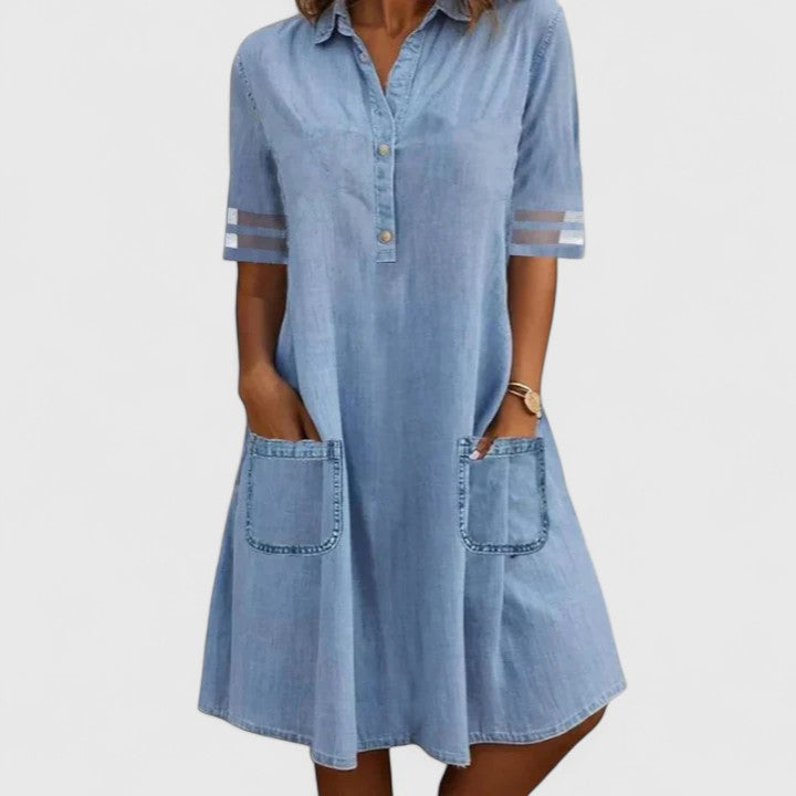 Brisa | Robe en denim sculptante pour sublimer votre silhouette