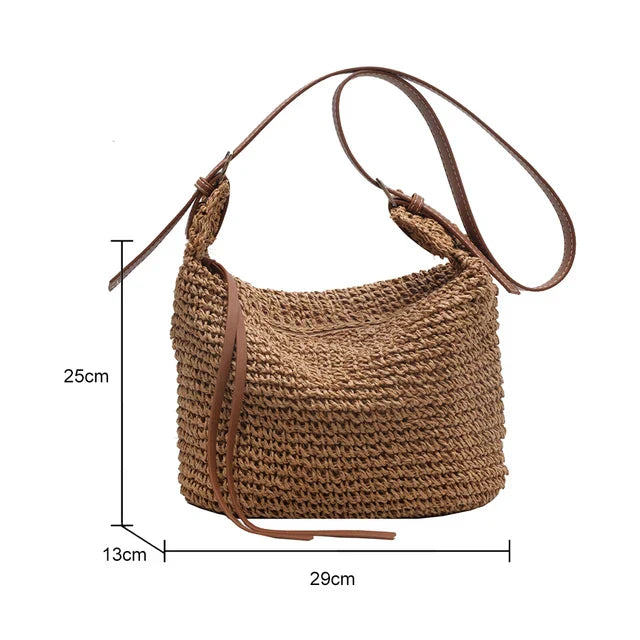 Arnljot | Sac à Bandoulière Structuré en Style Tressé