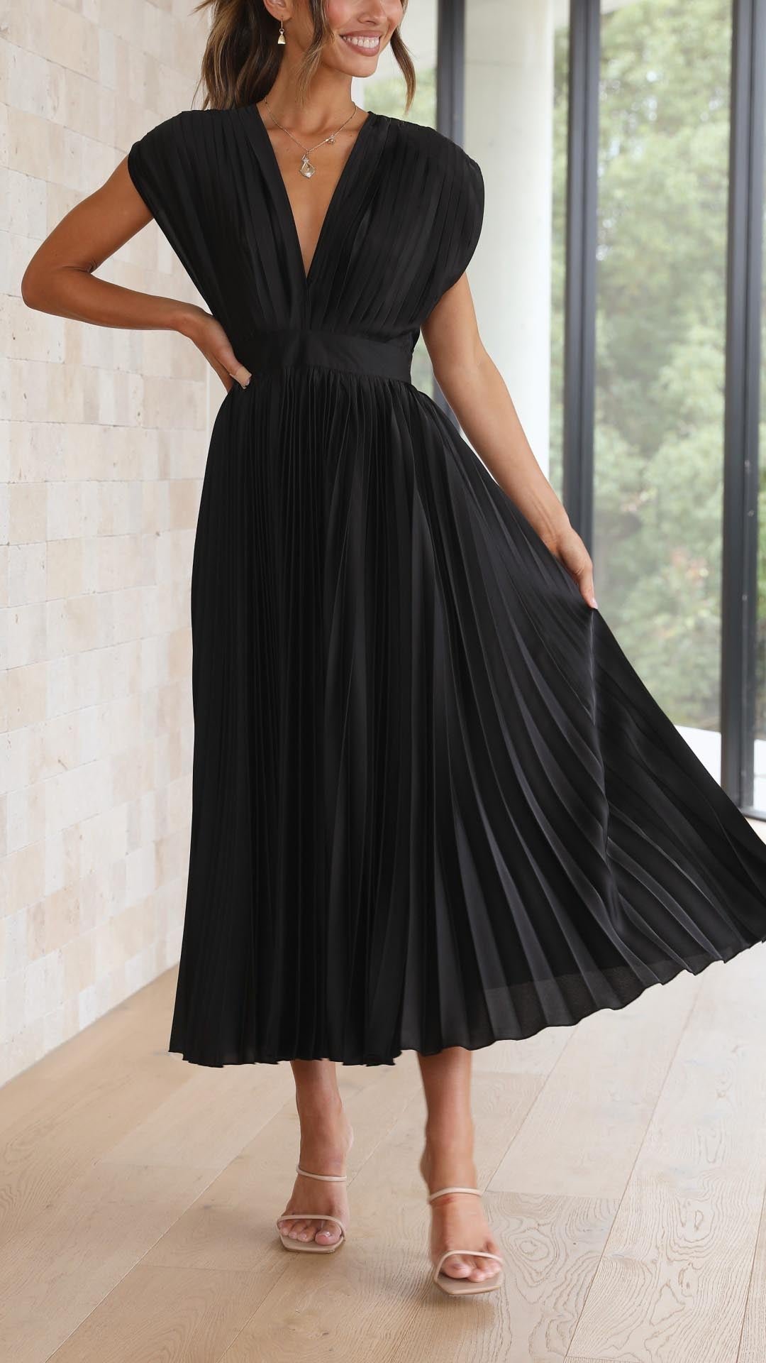 Violeta | Robe plissée élégante