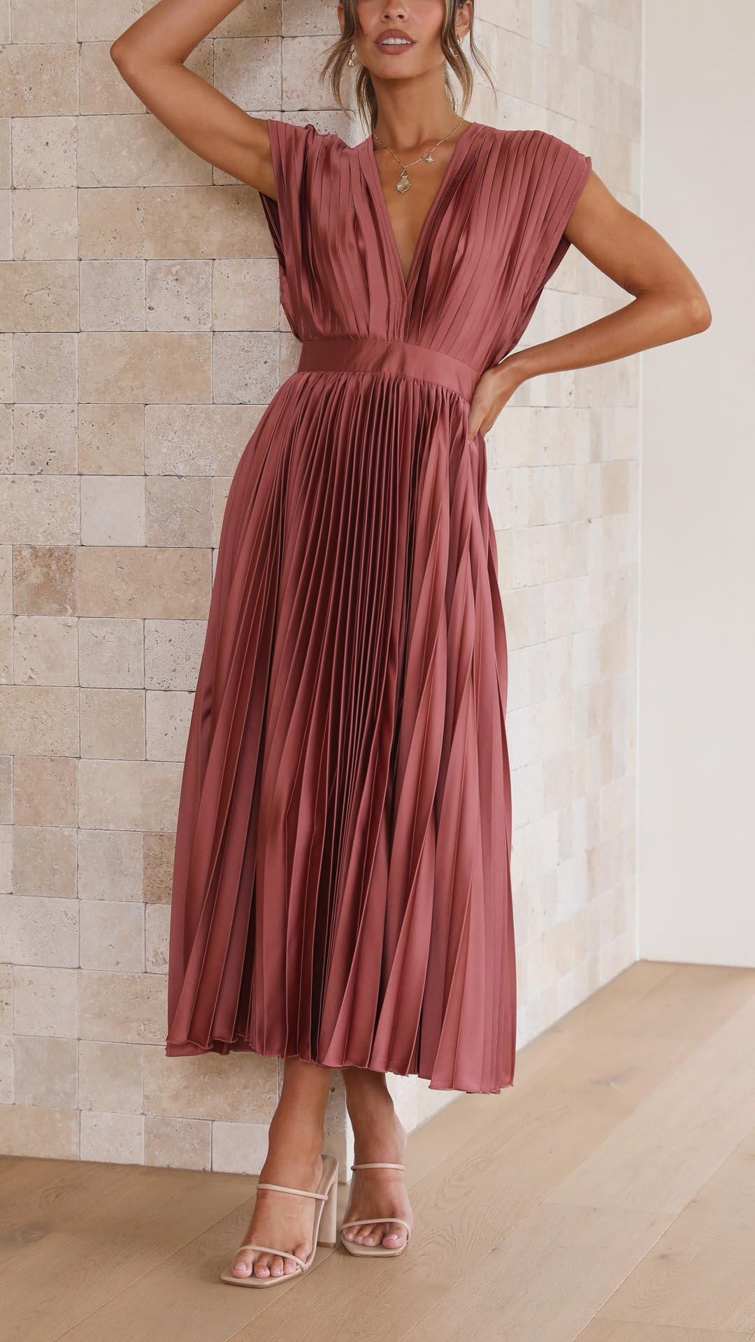 Violeta | Robe plissée élégante