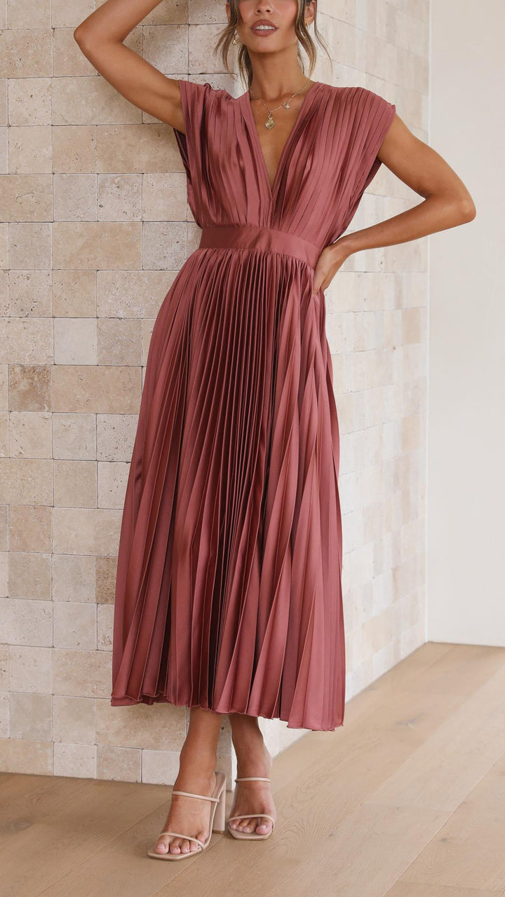 Violeta | Robe plissée élégante