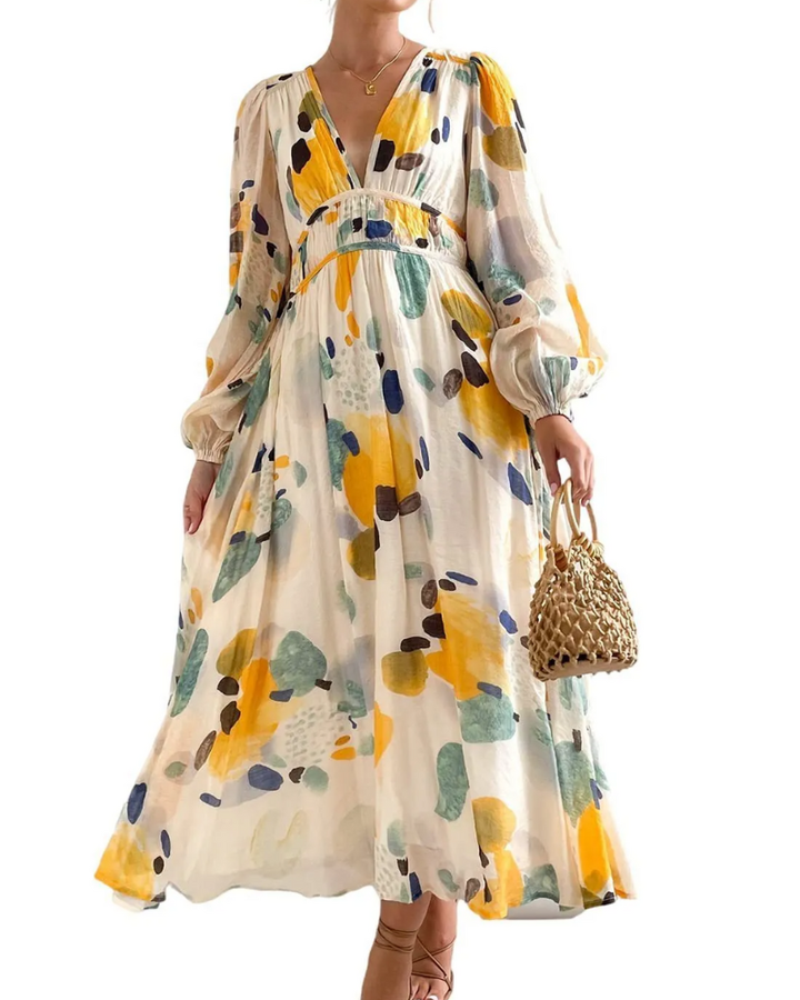 Celine | Robe Fleurie Féminine