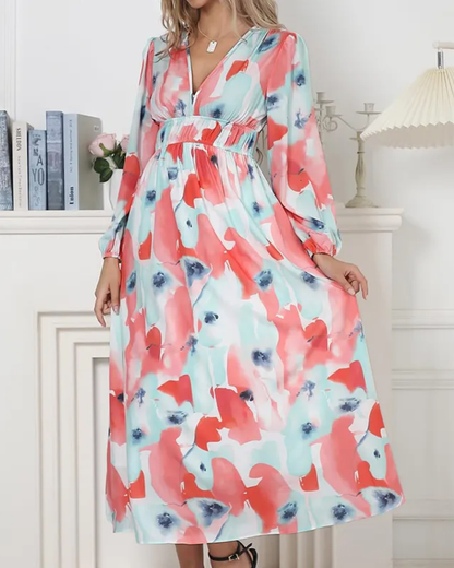 Celine | Robe Fleurie Féminine