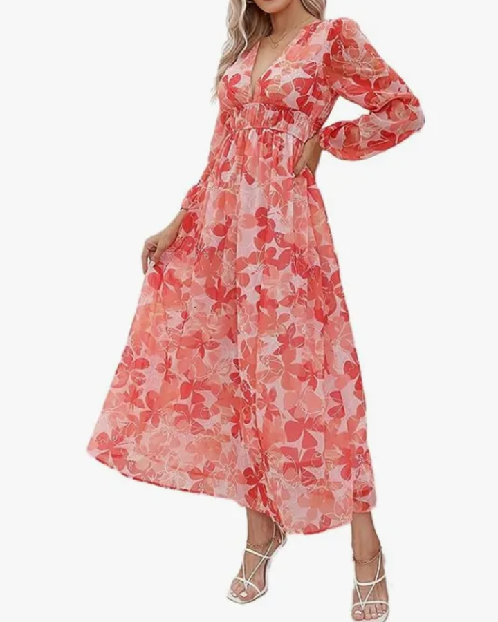 Celine | Robe Fleurie Féminine